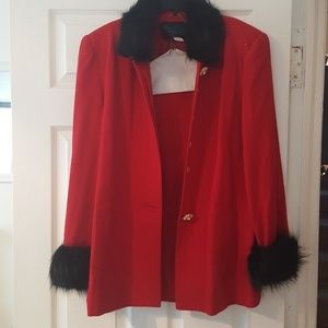 Vintage Maria Dionisiou 2 piece skirt suit